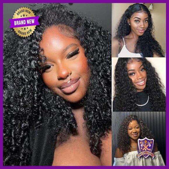 100% Human Hair Extensions 3c4a Water Wave Spiral Curly Ends Quick Weave main image 7
